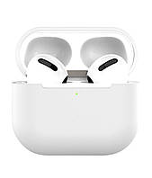 Силиконовый чехол для наушников Airpods 3 (Белый)