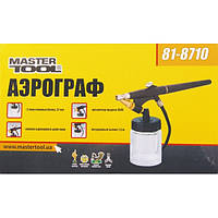 Мини аэрограф с набором аксессуаров MASTERTOOL 81-8710