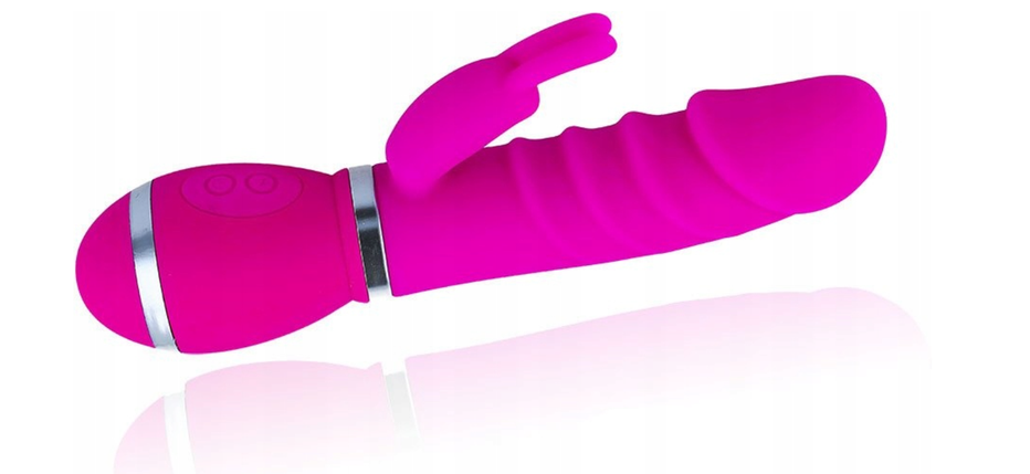 Багатофункціональний вібратор LeLex SILENT BUNNY VIBRATOR рожевий, фото 2