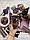 Стаканчики "Венсдей / Венздей / Уенсдей Аддамс"  чорні з круглою наклейкою (поштучно) одноразові, фото 4