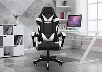 Кресло геймерское раскладное B 810 геймерский стул компьютерный с 2 подушками белый
