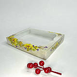 Коробка для пряника, 150*100*30 мм, з вікном, "Соняшники", фото 2