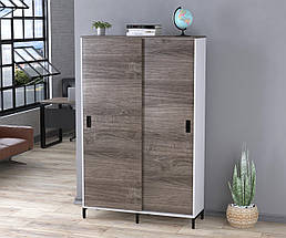 Шафа офісна розсувна LS 1200-1900 білий ТМ Loft design, фото 2