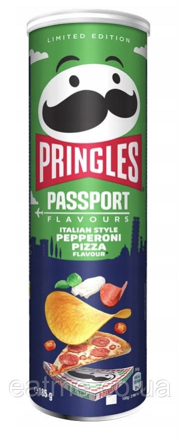 Pringles Italian Style Pepperoni pizza Паппероні піца 185g