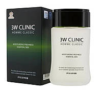 Тонер для лица мужской 3W CLINIC Homme Classic Moisturizing Freshness Essential Skin, 150 мл