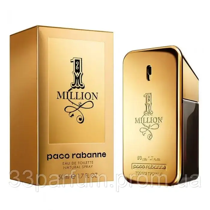 Мужские духи Paco Rabanne 1 Million парфюмированная вода 33ml. (Пако Рабан Один Ван Миллион) - фото 3 - id-p1747738210