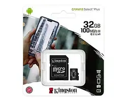 Карти пам'яті microSD Kingston 32 Гб ,Флеш пам'ять Kingston DataTraveler