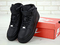 Кроссовки, кеды отличное качество Nike Air Force High Winter Black Размер 44