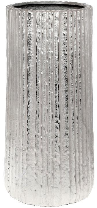 Декоративна ваза "Estet" 23х49см greenpharm, метал, greenpharm срібло, фото 1