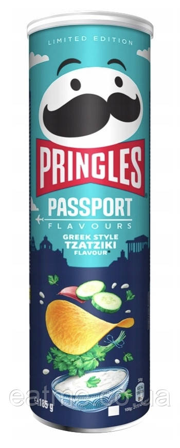 Pringles Greek Style TZATZIKI Дзадзикі 185g