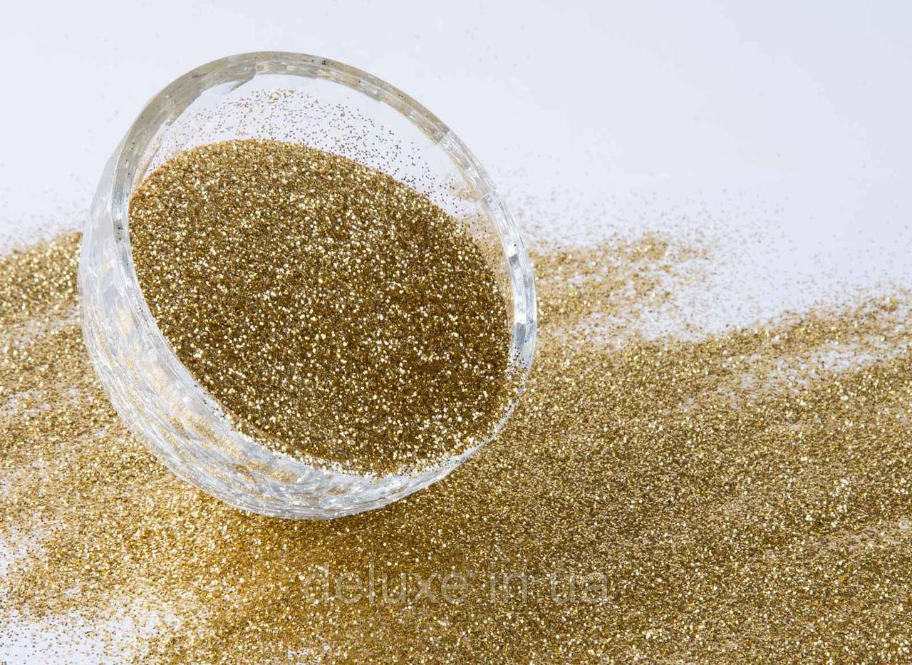 Глітер класичний Hexagon Metallic Преміум, золото крапка ( темний), колір СА 1270, розмір 1/96 (0.3 мм), 1кг, фото 1