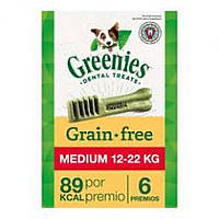 Greenies Dental Treats Medium Grain-Free лакомство для чистки зубов для собак 12-22кг упак./6шт.