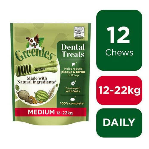 Greenies Dental Treats Medium Natural Ingredients