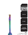 Фреза AlienTools для PEEK/PMMA/WAX (пмма, воску, піїк) з покриттям FLATCOAT™TECH 1.0х3х48мм imes-icore CORITEC, фото 3
