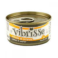 Консерви для котів VIBRISSE лосось у власному соку 70 г