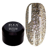 DIS Gel Shine Bronze №03 - гель для дизайна, 5 г