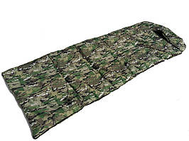 Спальний мішок — ковдра "Camping Extreme", камуфльована, Україна
