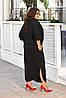 Жіночий костюм: блуза та спідниця, чорний, фото 5