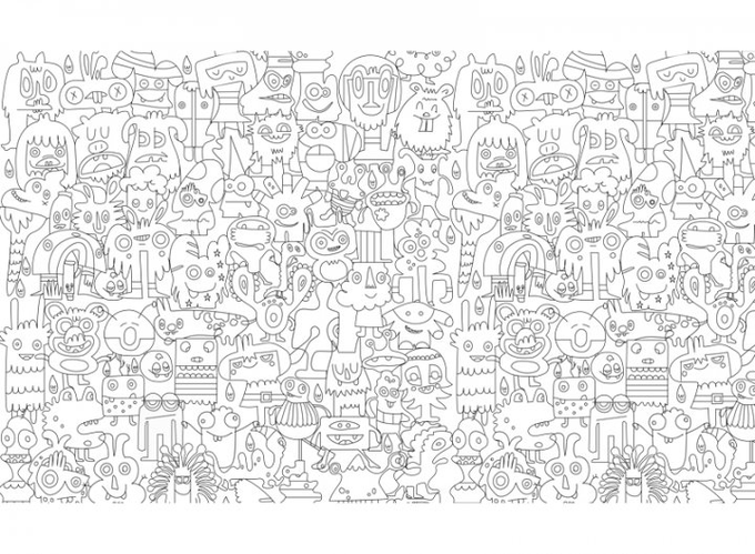 Обои-раскраски (ID#1747740087), цена: 350 ₴, купить на Prom.ua