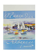 Папір для акварелі (папка) А4, 10 листів, 200 г/м2