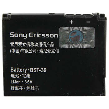 Акумулятор для Sony Ericsson BST-39 Оригінал Euro 2.2