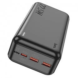 Павербанк із швидкою зарядкою 30000mAh HOCO J101B |2USB/Type-C, 22.5W| Чорний