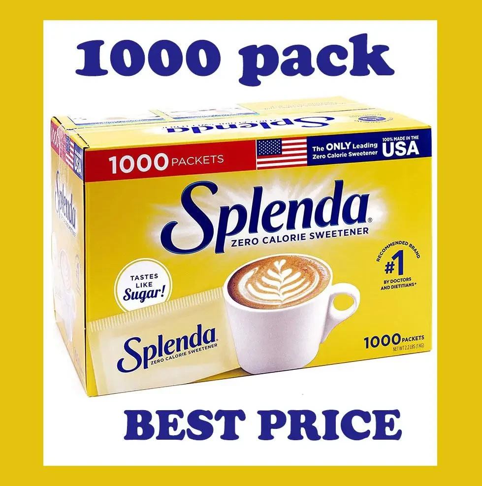 Цукрозамінник сукралоза Splenda 1000 packets США натуральний низькокалорійний