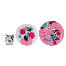 Набір дитячого посуду LUMINARC Disney Party Minnie 3 предмети (N5279)