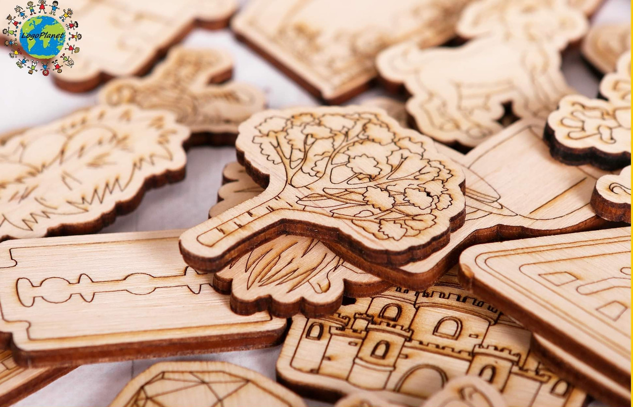 Набір дерев'яних фігурок на звук З (25 шт.), фото 1