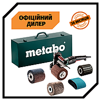 Щеточная шлифовальная машина Metabo SE 17-200 RT Set (Полировочная щеточная машина) Топ 3776563