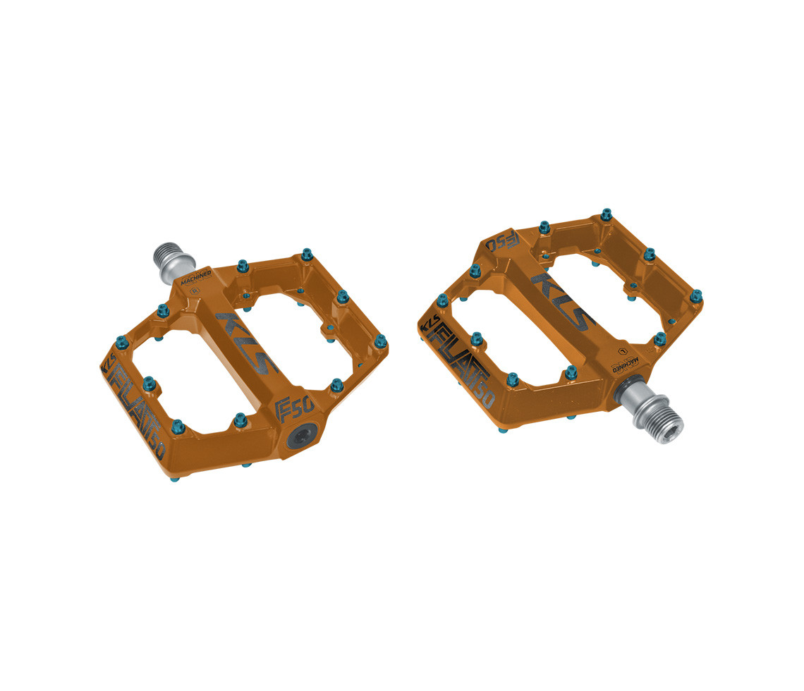 Педалі KLS Flat 50 BB помаранчеві