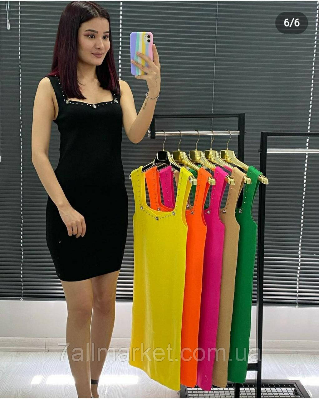 Плаття жіноче оригінальне розмір 42-46 (7кв) "LEDI" купити гуртом в Одесі на 7 км