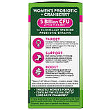 Пробіотик для жінок Nature's Truth Women's Probiotic + Cranberry 5 billion act.cult 14 mg probiotic 40 капсул, фото 5