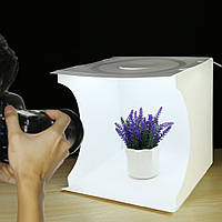 Фотобокс PULUZ с LED подсветкой для предметной съемки PU5030 31х31х32 см + Чехол