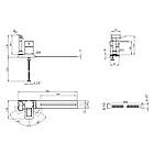 Змішувач-приставка для біде Kroner KRM Zenda — C025, фото 2