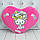 Подушка серце вітальна "Киця", фото 2
