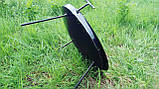 Мангал сковорідка з диска борони 60 см з кришкою та чохлом Садж сковорідка для гриля Сковорода для пікніка, фото 7