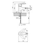 Змішувач для біде Kroner KRP Enzo — C020, фото 2