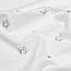Клапоть ранфорсу з глітерним малюнком "Сріблясті корони у ромбах" на білому (№4414), розмір 25*240 см, фото 5