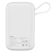 УМБ Power Bank (зовнішній акумулятор) Baseus Qpow Pro 10000 мАг Білий (PPQD020102), фото 3
