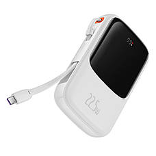 УМБ Power Bank (зовнішній акумулятор) Baseus Qpow Pro 10000 мАг Білий (PPQD020102), фото 5