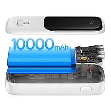 УМБ Power Bank (зовнішній акумулятор) Baseus Qpow Pro 10000 мАг Білий (PPQD020102), фото 6