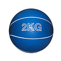Медбол, мяч для фитнеса и кроссфита 2 кг Синий