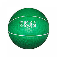 Медбол, м'яч для фітнесу та кросфіту 3 кг Зелений