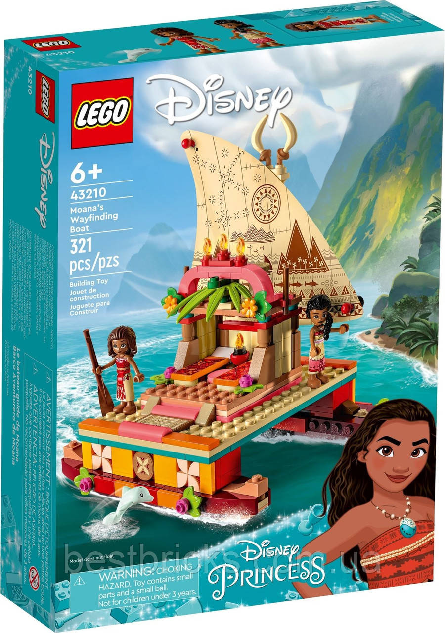 Lego Disney Princesses Пошуковий човен Ваяни 43210