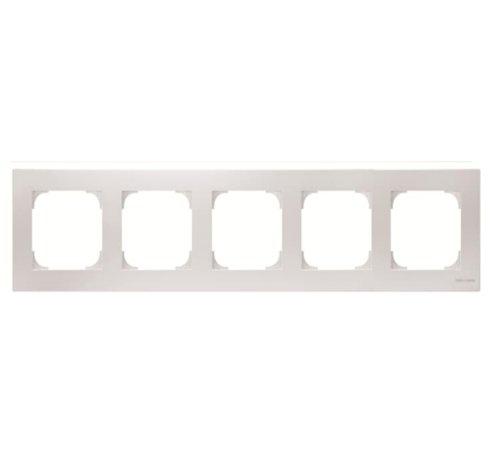 Рамка 5 постів ABB Niessen Sky 8575 BL Білий (2CLA857500A1101)