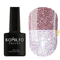 KOMILFO LUMINOUS COLLECTION L002 (РОЖЕВО-БУЗКОВИЙ, СВІТЛОВІДБИВАЮЧИЙ), 8 МЛ
