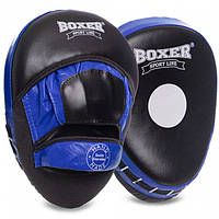 Лапа вигнута для боксу та єдиноборств BOXER 2012-01 еліт 23х19х4,5 см 2 шт. кольору в асортименті