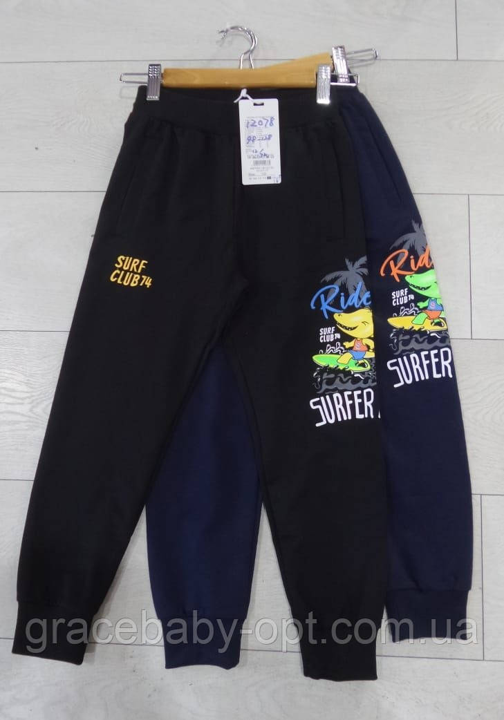 Спортивні штани для хлопчика оптом, Grace, 98-128 см, № B12078