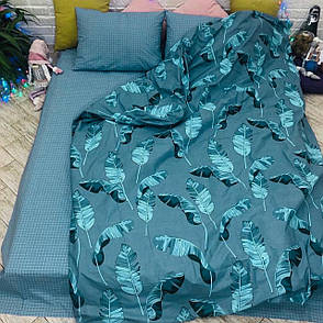 Двоспальний комплект постільної білизни, спідниця голд люкс (бавовна 100%), розшарочка, відправка по Україні